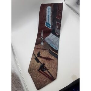 Elvis Presley Heartbreak Hotel Silk Necktie The Elvis Collections By Superba